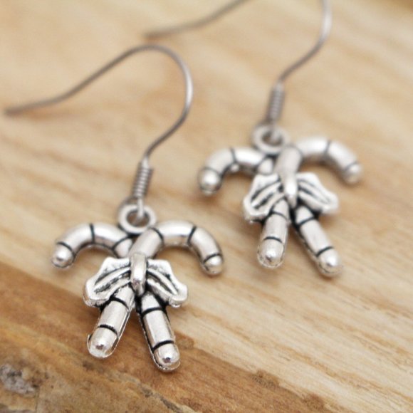 Double Candy Cane Earrings - Picture 5 of 5